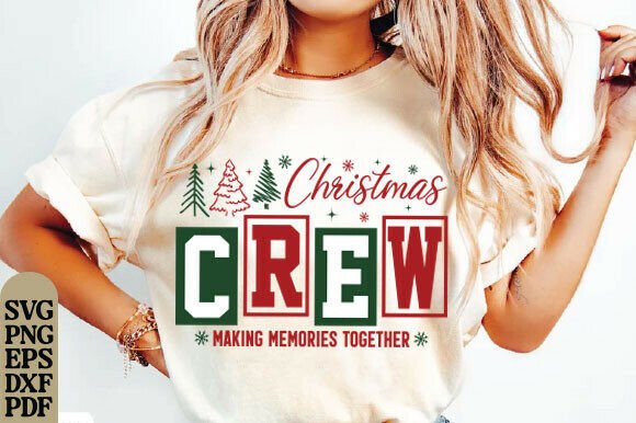 Christmas Crew SVG PNG, Family Matching Review