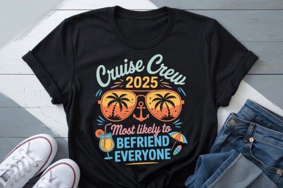Cruise Crew Travel Vacation Shirt SVG for T-Shirt Designs