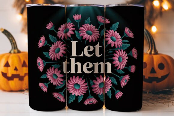 Dark Floral Quote 20oz Tumbler Wrap Review