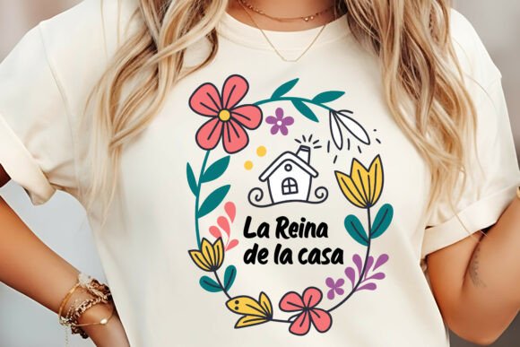 Floral Spanish Quote for Mother's Day: Graphics & T-Shirt Designs Review