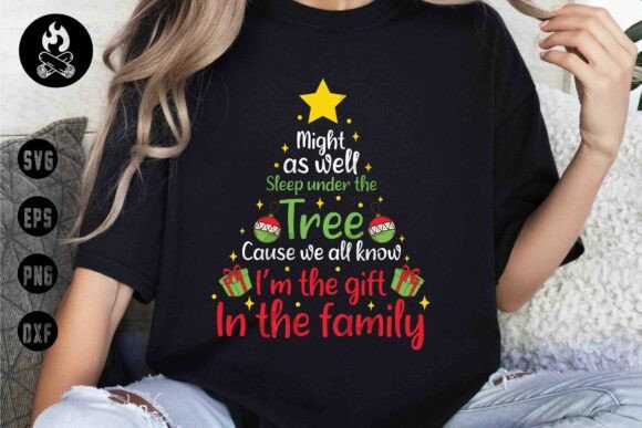Funny Family Christmas Gift SVG for T-Shirt Designs and Graphics