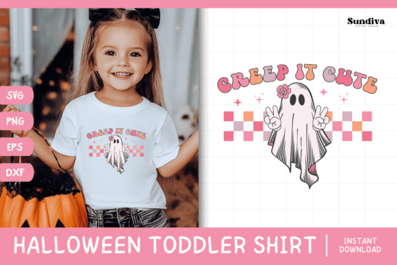 Funny Halloween Toddler Shirt SVG 11 V2 - A Playful T-Shirt Design Graphic