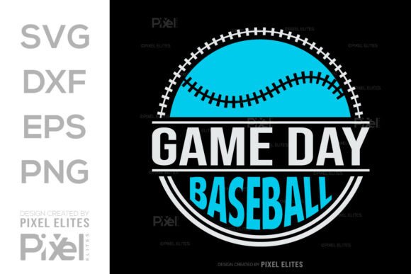 Game Day Baseball SVG Cut File Design for Graphics