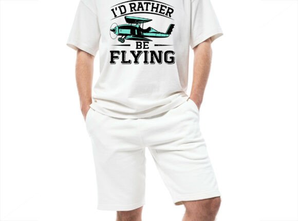 Pilot Quote T-Shirt Design for Modern Graphics