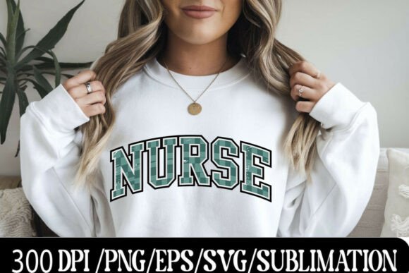 Trendy Nurse SVG Vector for Digital Use - Graphics for T-Shirt Designs